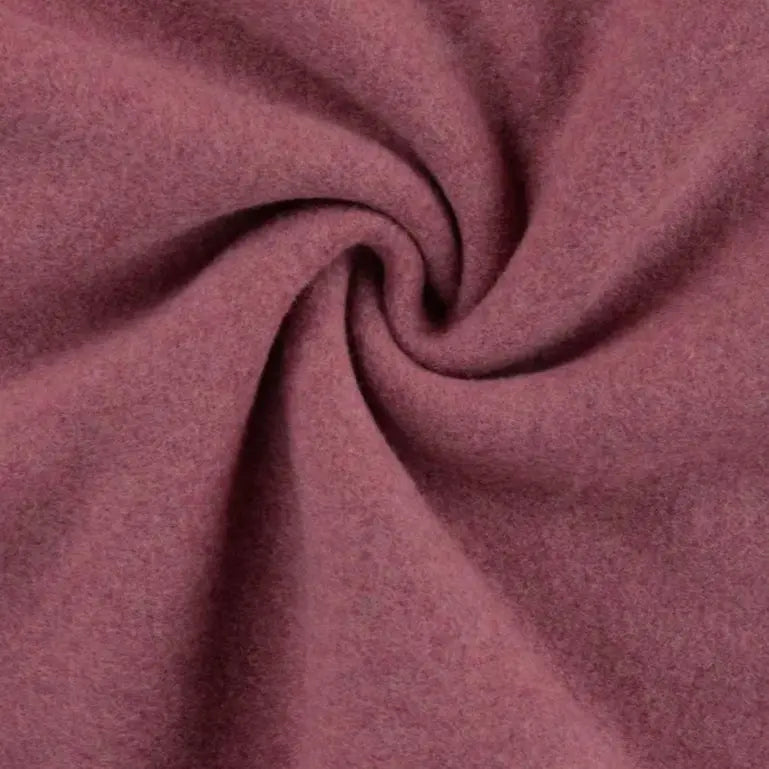 Bio Baumwollfleece Stirnband in bordeaux melange für Mädchen Böhnens Böhnens