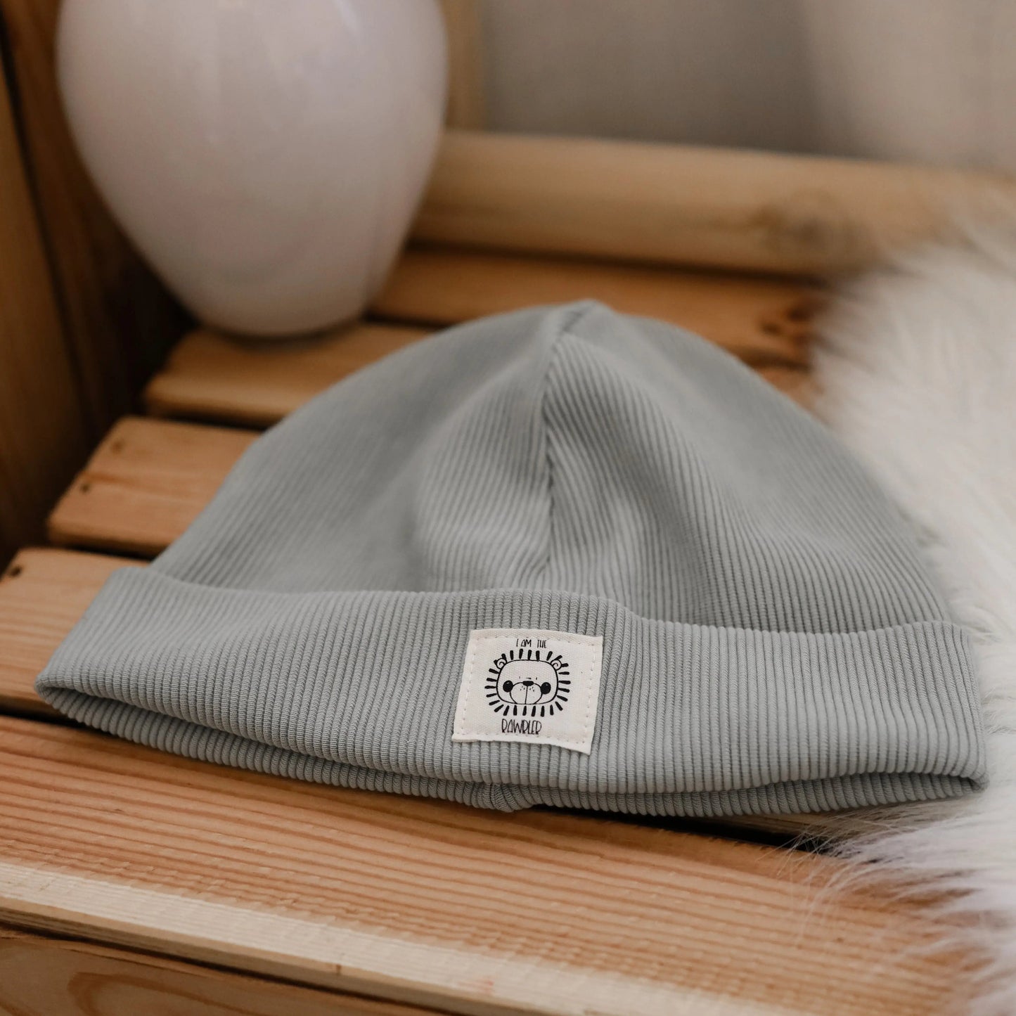 Klassische Beanies Kids mit Patch
