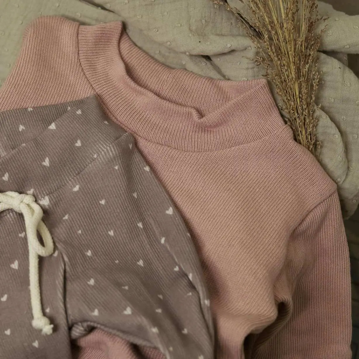Geschenkset Sweet Heart - Oversize Pullover und passender Leggins