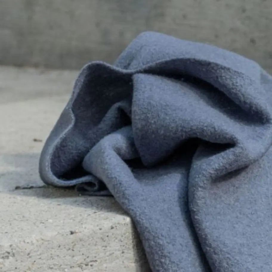 Stirnbänder aus Wollwalk "blau" Böhnens