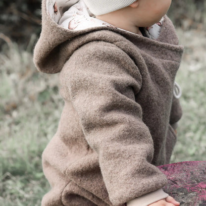 Wollwalk-Overall in Melange Beige Böhnens Böhnens