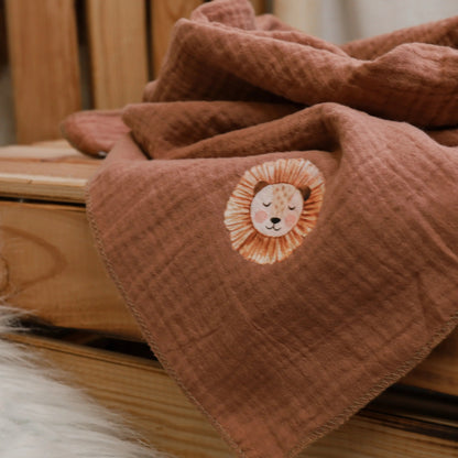 Halstuch in peach mit Löwe Böhnens Böhnens