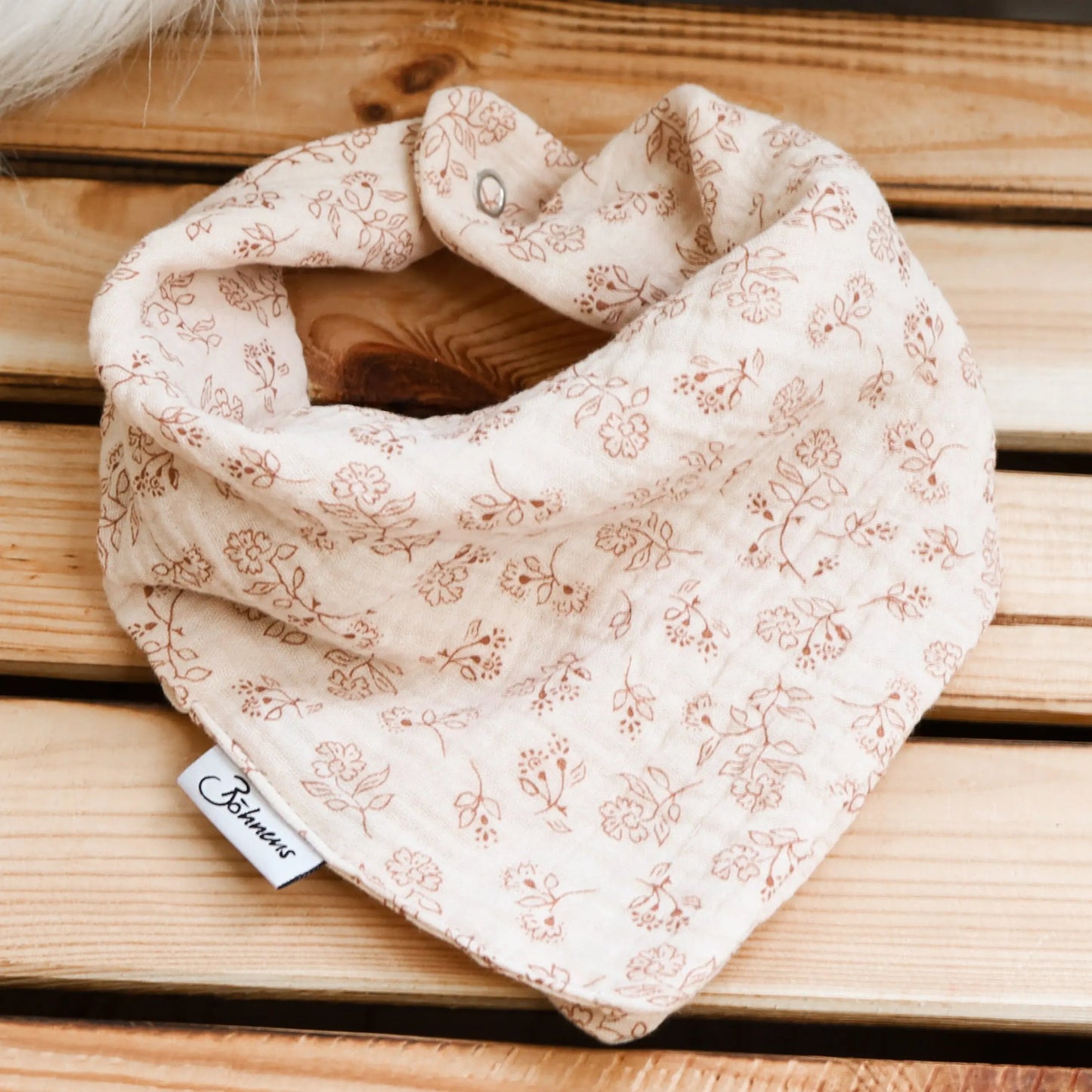 Halstuch in rosa mit Druckknöpfen Böhnens Böhnens