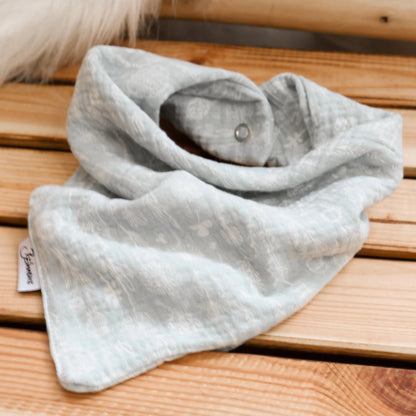 Halstuch in türkis mit Druckknöpfen Böhnens Böhnens