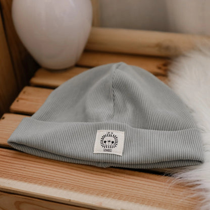 Klassische Beanies Kids mit Patch